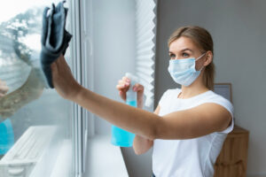 cleaning and disinfection of tourist apartments